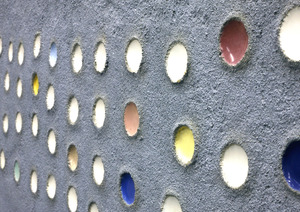 White Dots And Coloured Dots 