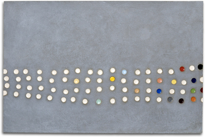 White Dots And Coloured Dots 